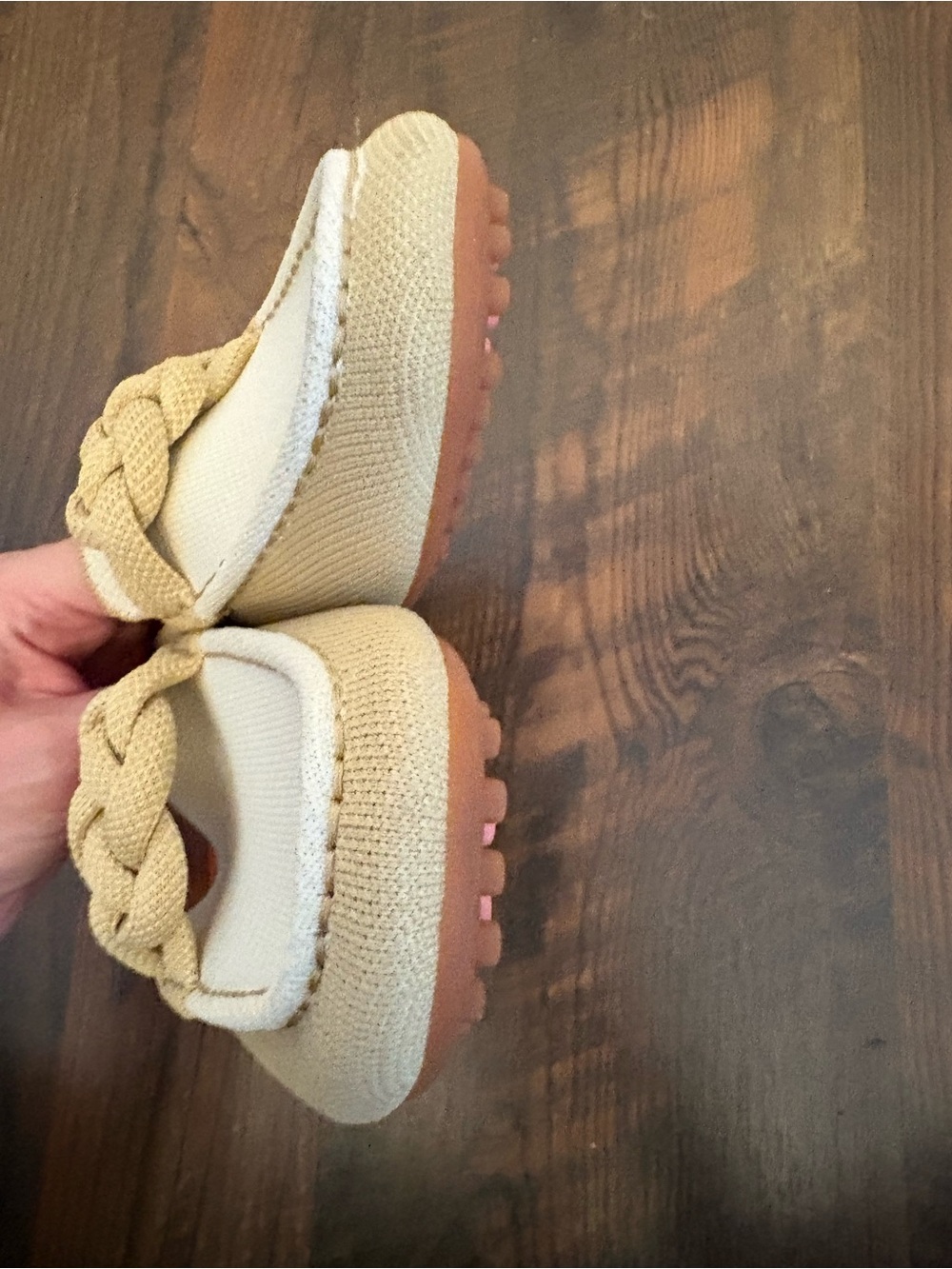 Rothy’s The Driver Loafers Women’s 7.5 Oatmeal Beige Braided Driving Shoes - Picture 9 of 11